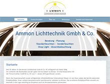 Tablet Screenshot of ammon-lt.de
